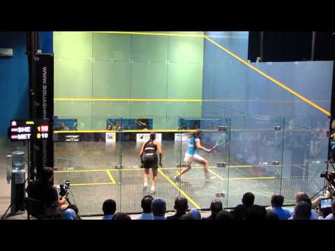 World Junior Squash Championships Wrocław 2013 Nour El Sherbini - Mariam Ibrahim Metwaly (Set II)