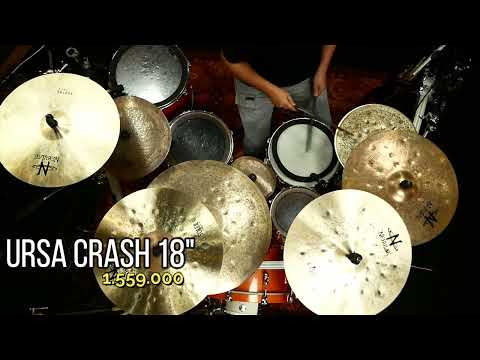 Nebulae Ursa, Lunar, Soleil & Akhtar Crash 18" - Sound Sample