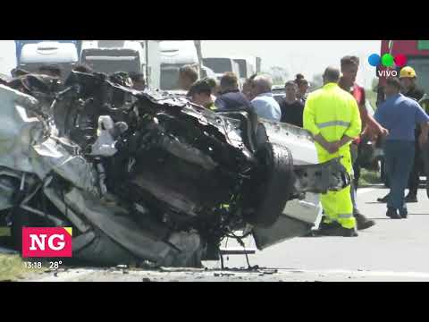 Accidente en la Autopista Rosario - Santa Fe a la altura de Oliveros