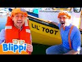 Exploring A BOAT TAXI BEST OF BLIPPI Vehicle Episodes Educational Videos For Kids