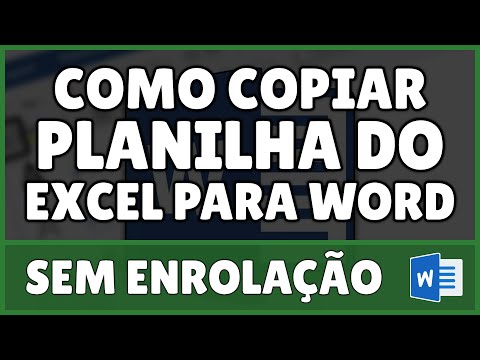 Vídeo: Converter Excel em Word: perguntas e respostas