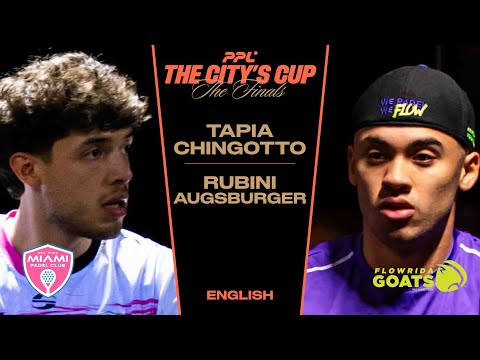 The City's Cup 2025 - Miami Padel Club Tapia / Chingotto vs Flowrida Goats Rubini / Augsburger [Eng]