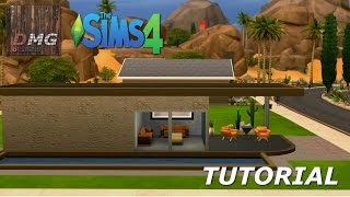 THE SIMS 4 Flat roof tutorial.
