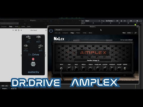 Free guitar amp & pedal: Dr Drive & Amplex (Quick demo)