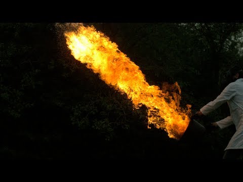 Kicking A Pan Of Flaming Petrol Is The Best And Worst Idea
