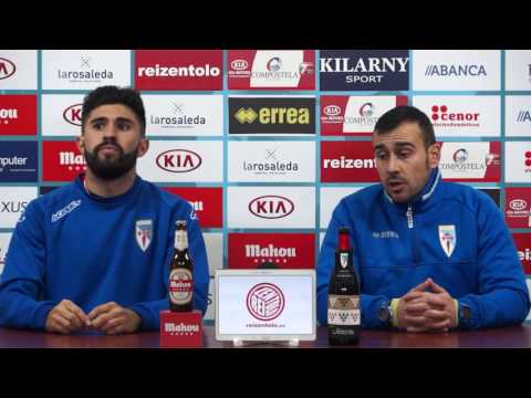 Rolda de prensa previa SD Compostela vs Céltiga FC