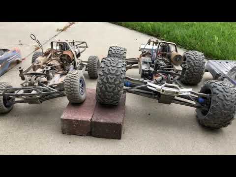 Traxxas Revo 3.3 and Slayer Pro 3.3 Nitro side by side comparison which is better