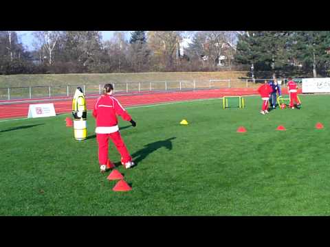 DB Fußball Camp beim 1. FC Lübars: Trainingseinheit 2