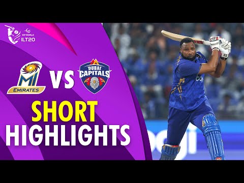 Short Highlights | MI Emirates vs Dubai Capitals | Match 28 | DP World ILT20 | M3Y1J