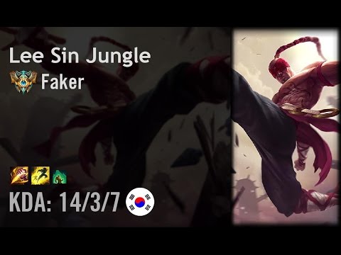 Lee Sin Jungle vs Graves - Faker - KR Challenger Path 6.5