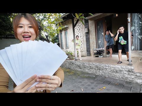 CHALLENGE TO FIND AN ENVELOPE AT HOME!! WHOEVER IS SUCCESSFUL CAN TAKE THE CONTENTS!!