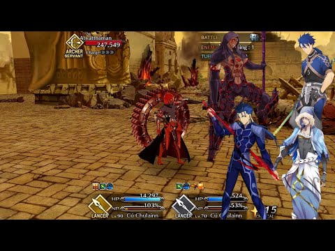 FGO LB 4 Asvatthaman vs Cu Cu Train | Section 4 Arrow 4
