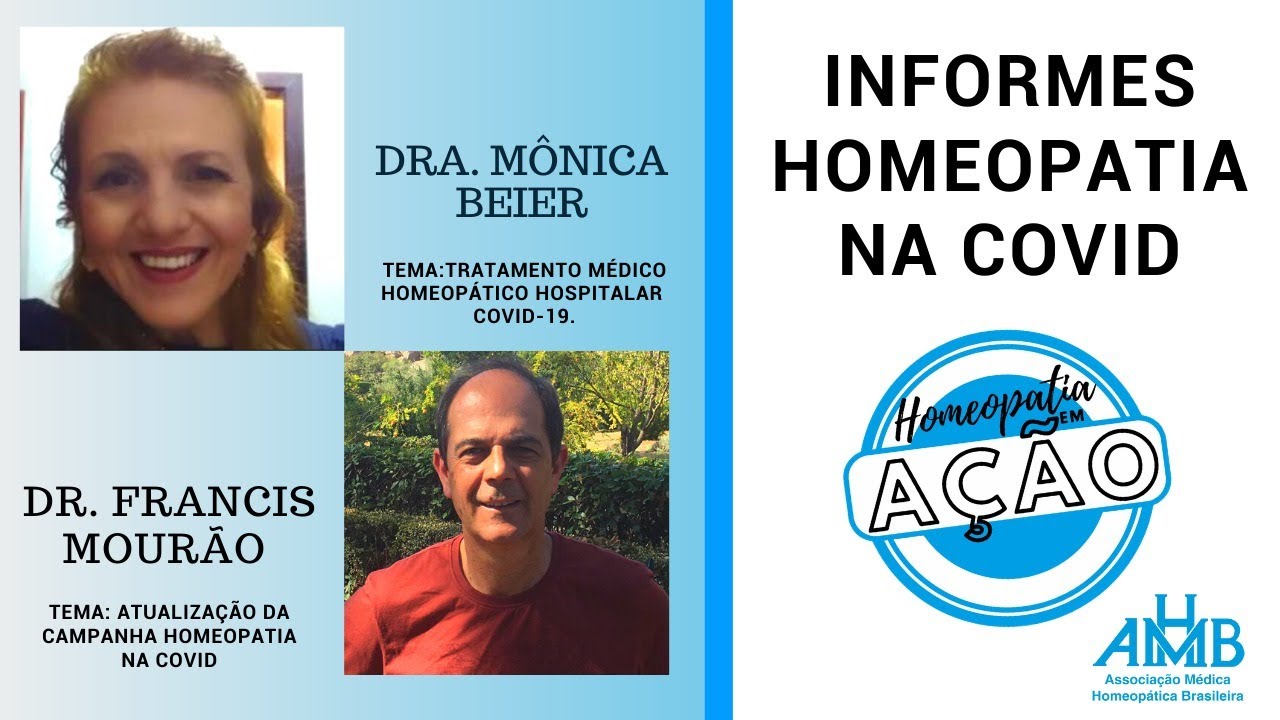 Tratamento médico Homeopático hospitalar Covid-19.