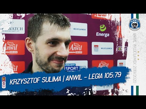 Krzysztof Sulima | Anwil Włocławek - Legia Warszawa 105:79