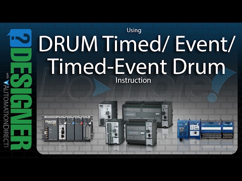 BRX Do-more Designer Using the DRUM Instruction from AutomationDirect