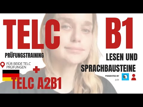 📘 TELC B1 & TELC A2-B1 Prüfungsvorbereitung – Lesen & Sprachbausteine#telcdeutschb1 #telca2b1