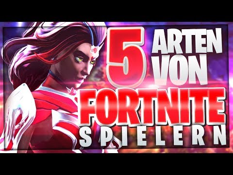 5 ARTEN von FORTNITE SPIELERN 🔥 | Fortnite Spieler die jeder kennt | BaumBlau Video