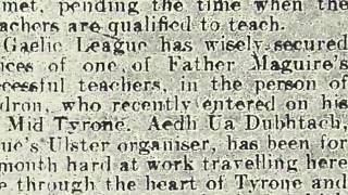 Folk Song in County Tyrone, 1910
