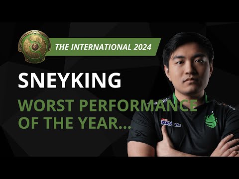 SNEYKING: WORST Performance of the YEAR - Dota 2 TI 2024 Interview