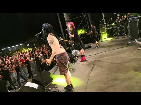 NOFX - Linoleum live in Milan (Side Stage Prospective)