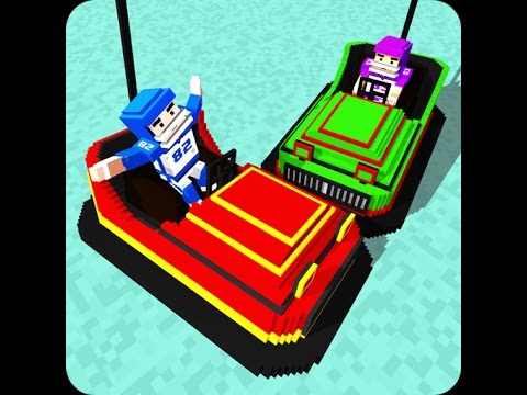 Blocky Bumper Cars Destruction Video