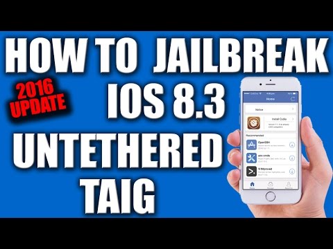 How to Jailbreak iOS 8.3 Untethered with TaiG 2016 Updated - Jailbreak iOS 8.3 with Taig