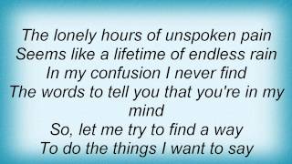 Twisted Sister - You&#39;re Not Alone (Suzette&#39;s Song) Lyrics