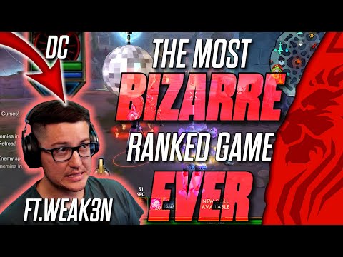 THE MOST BIZARRE RANKED GAME EVER! FT. WEAK3N