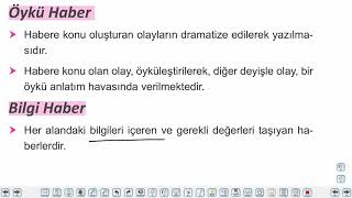 Eğitim Vadisi 10.Sınıf TDE 21.Föy Haber Metninin Genel Özellikleri 2 Konu Anlatım Videoları