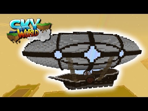 Steampunk Airship Timelapse - #38 - Minecraft Sky World