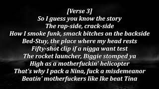 [HQ&amp;Lyrics] The Notorious B.I.G. - Machine Gun Funk | 432 Hz