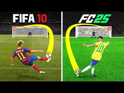 Scoring 1 Amazing Goal with Neymar in Every FIFA