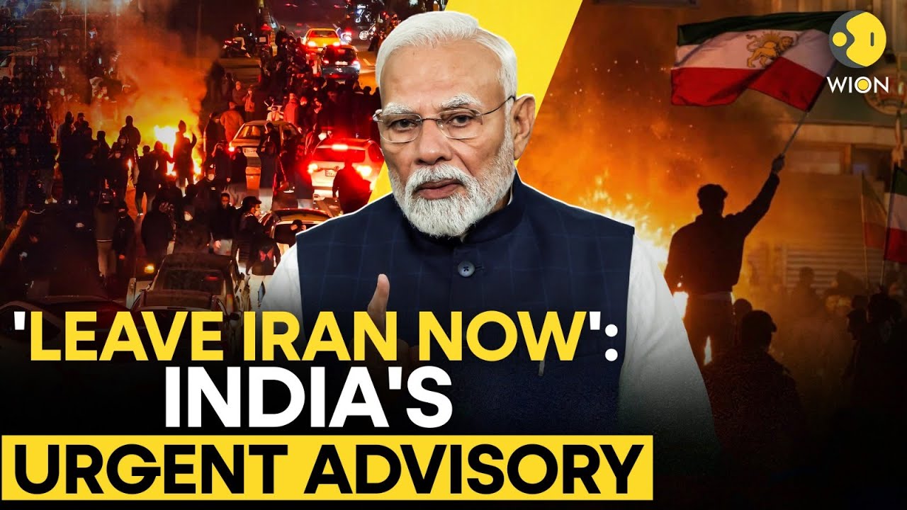 India's URGENT Warning: 'Leave Iran Now'  | Embassy Issues Fresh Advisory As Protests Turn Deadly