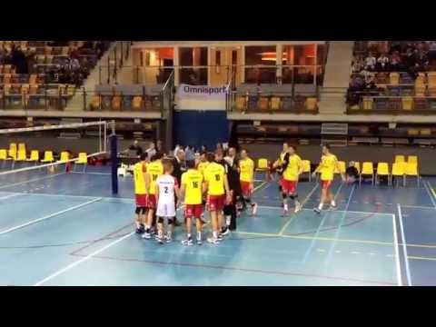 De wedstrijd winst Draisma Dynamo -  Prins/VCV HS 3-0