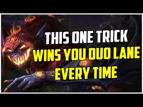 THIS ONE TRICK WINS YOU DUO LANE EVERY TIME! CAMAZOTZ RANKED SMITE S10