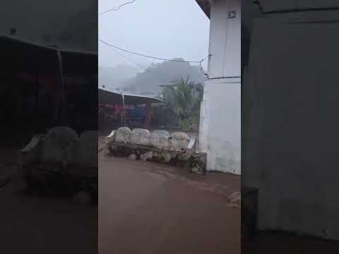 Portobelo inundado: las fuertes  lluvias han dejado a la provincia de Colón con sus calles anegadas