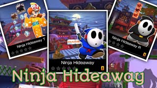 All Features and Secrets in Ninja Hideaway | Mario Kart Tour - (T and R Versions Included)