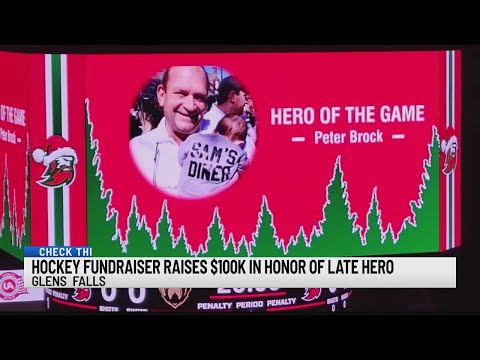 Adirondack Thunder hockey fundraiser raises $100k in honor of late hero
