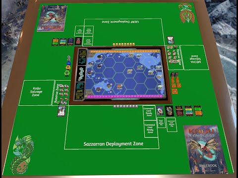 KAIJU CONQUEST - SETUP AND COMPONENTS