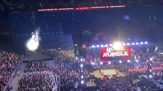Ronda Rousey Pyro Celebration - WWE Royal Rumble 2