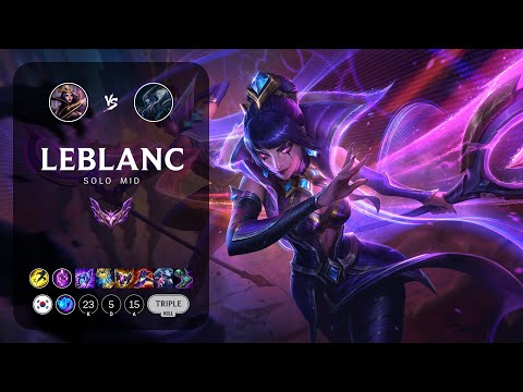 LeBlanc Mid vs Lissandra - KR Master Patch 13.10