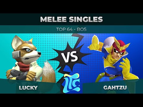 Lucky vs Gahtzu - Melee Singles: Top 64 - Low Tide City | Fox vs Falcon