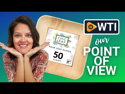 Chic Leaf Bamboo Plates - WTI product video review