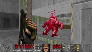 Doom 1993 E2M2 (Containment Area) Nightmare 100% Items, kills, and secrets.