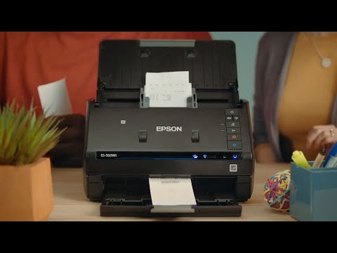 Shaq Has Fun With the Epson Receipt Scanner