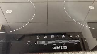 How to unlock the Siemens electric stove