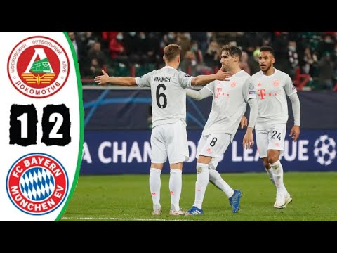 Bayern Munich vs Lokomotiv Moscow 2-1 - All Goals & Highlights - 2020