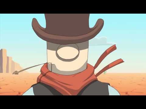 "Orange Title" - An animated short western film.