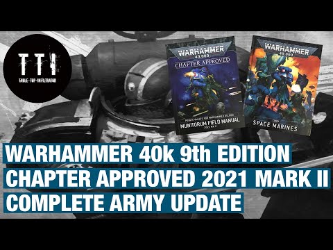 CHAPTER APPROVED 2021 MKII: Warhammer 40k 9th Edition Space Marine army update