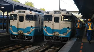鳴門線 普通 鳴門行き キハ40形＋キハ47形2両 徳島駅発車！